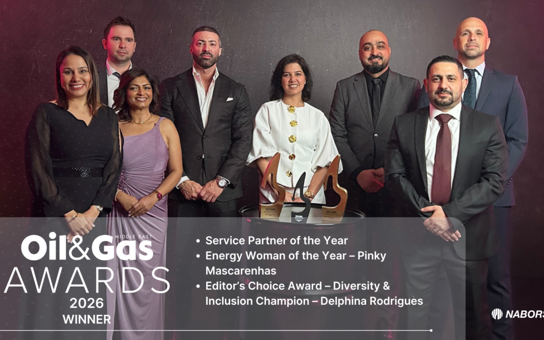 Nabors wins three prestigious awards at the 2026 Oil & Gas Middle East awards, reflecting the strength of our people, culture, and commitment to excellence.